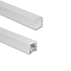 Přisazený hliníkový profil PC1 25x25mm bez difuzoru 1m MCLED ML-761.149.74.1