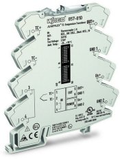 Měřicí transformátor teploty pro termočlánky, 24 V DC světle šedá WAGO 857-810