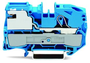 1vodičová rozpojovací svorka N, 16mm2, Push-in CAGE CLAMP, modrá WAGO 2016-7114