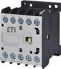 Miniaturní stykač ETI CEC012.10-48V-50/60Hz 3p 4xNO 22A(AC1)/12A(AC3 400V)