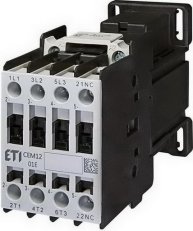 Motorový stykač CEM12.01-220V DC, 3p, 3xNO+1xNC,25A/12A ETI 004643211