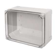 Krabice SolidBOX 68261 IP65 340x270x165mm průhledné víko hladké boky FAMATEL