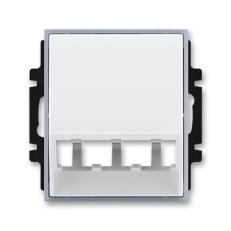 Kryt zásuvky komunikační Panduit 5014E-A00400 04 bílá/ledová šedá Element ABB