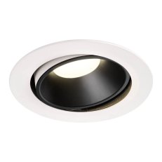 NUMINOS MOVE DL XL vnitřní LED zápustné stropní svítidlo bílá/černá 4000K 20°