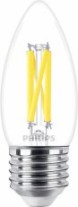 Svíčková LED žárovka Philips MASTER Value DT 3.4-40W E27 927 B35 CL G