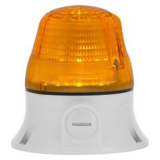 Svítidlo signální MICROLAMP LED 12/24 V, ACDC, IP54, M16, oranžová, světle šedá