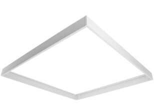 Montážní rámeček pro přisazenou montáž pro LED panel 600x600 bílá ECO