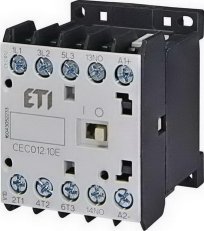 Miniaturní stykač ETI CEC012.10-110V-50/60Hz 3p 4xNO 22A(AC1)/12A(AC3 400V)