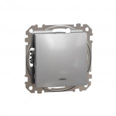 Sedna D/E Spínač řazení 1So orientační kontrolka Aluminium SCHNEIDER SDD113101L