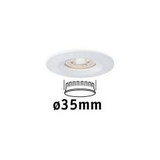 LED vestavné svítidlo Nova mini nevýklopné IP44 1x4W 2.700K bílá mat 230V 94298