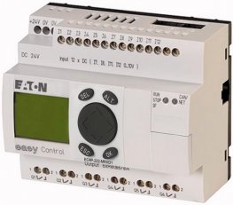 Eaton 106401 Řídicí relé easyControl,provedení s displejem,12 DI(4 AI),6 RO