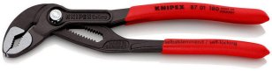 KNIPEX 8701180 kleště trubkové COBRA, rukojeti potažené PVC, 180mm KN 87 01 180