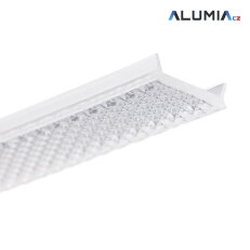 Difuzor prismatický-11 pro LED hliníkové profily prismatický 1m ALUMIA ADP11P_1