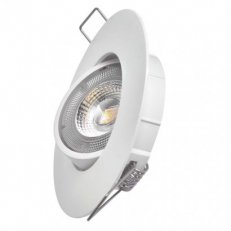 LED bodové svítidlo SIMMI bílé, kruh 5W teplá bílá EMOS ZD3121