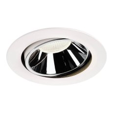 NUMINOS MOVE DL XL vnitřní LED zápustné stropní svítidlo bílá/chrom 4000K 20°