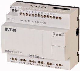 Eaton 106402 Řídicí relé easyControl,provedení bez displeje,12 DI(4 AI),6 RO