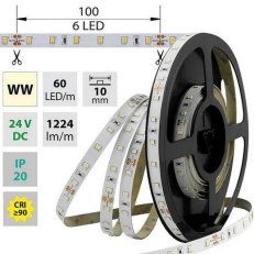 LED pásek SMD2835 WW, 60LED, 50m, 24V, 14,4 W/m MCLED ML-126.700.60.2