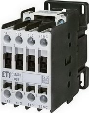 Motorový stykač CEM18.01-24V-50/60Hz, 3p, 3xNO+1xNC,32A/18A ETI 004644110