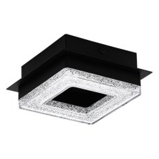 Nástěnné/stropní svítidlo FRADELO 1 LED černá/křišťál 3,2W IP20 EGLO 99324