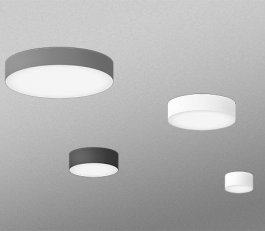 LUNA BLACK d240x60mm 24W/3000K + DIM Mivvy Lighting LUN24DIM24W3KB