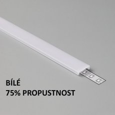 Plexi C KLIK bílé pro FKU11, 3m