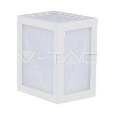 12W LED Wall Light White Body 4000K,  VT