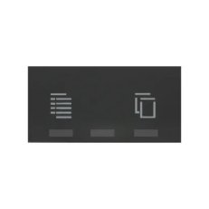 Kryt iO Master žaluziové tlačítko - centrální ovládání žaluzií :3067 černá matná