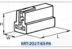 KRT-2OJ-T-63-PA kryt pro lisovací konekt