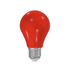 LED A60 230-240V 5W COLOURMAX E27 ČERVEN