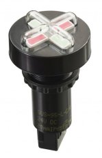 Ukazatel stavu SUS-95-L G/RF 230AC d22mm Eleco VEP CZ 31012142