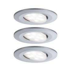 Vestavné svítidlo LED Calla kruhové 3x6W matný chrom výklopné 999.29 99929