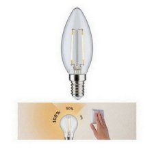 LED svíčka 2,5W E14 čirá 230 V 3-krokové-stmívatelné 285.72 PAULMANN 28572