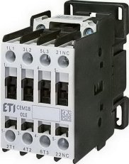 Motorový stykač CEM18.01-110V-50/60Hz, 3p, 3xNO+1xNC,32A/18A ETI 004644112