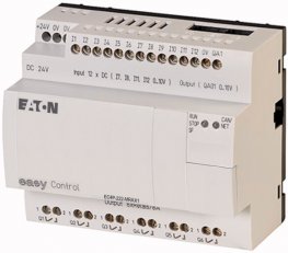 Eaton 106406 Řídicí relé easyControl,provedení bez displeje,12 DI(4 AI),6 RO