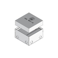 Kompaktní podlahová krabice pro 4 moduly 45x45 mm, IP30 PUK GROUP UKE160 15-V E