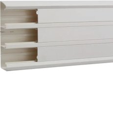 Kanál GBD tříkomorový včetně víka, plast. 50x90 mm, dopravní bílá GBD5019009016