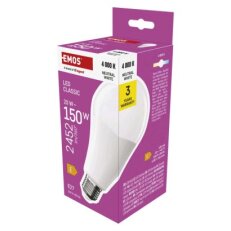 LED žárovka Classic A80 E27 20 W (150 W) 2452lm neutrální bílá EMOS ZQ5E83