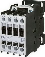 Motorový stykač CEM18.01-400V-50/60Hz, 3p, 3xNO+1xNC,32A/18A ETI 004644114