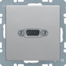 Zásuvka VGA, Q.x, stříbrná sametová BERKER 3315416084