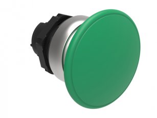 Lovato LPCB6143 Plastová hlavice s hřibovým knoflíkem 40mm zelená