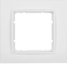 Rámeček, 1-násobný, B.7, bílá mat BERKER 10116919