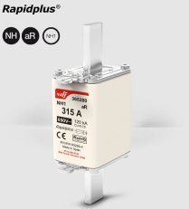 DF ELECTRIC pojistková vložka pro jištění polovodičů NH1 aR 690V 250A