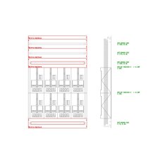 BPZ-MES-CZ-1000/15-8Z Montážní rám kompl