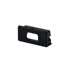 End cap E76B black for profile SL8/NL8, with cable gland 1 pc GALAXY PROFILES