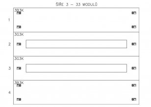 Konstrukce instalační 3-12, plastové panely SCHRACK CSIL129312