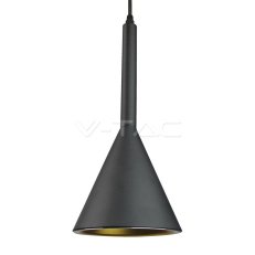 Závěsné svítidlo V-TAC Modern Double Aluminium Black 1xE27 max 60W VT-7162