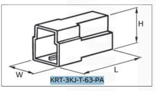 KRT-3KJ-T-63-PA kryt pro lisovací konekt