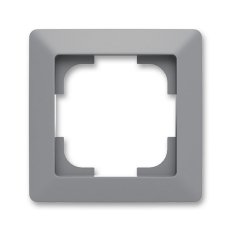 ABB Zoni Rámeček jednonásobný šedá/bílá 3901T-A00010 141