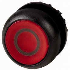 Eaton M22S-DRL-R-X0 Prosvětlená ovládací hlavice, aretace, černý, O červená