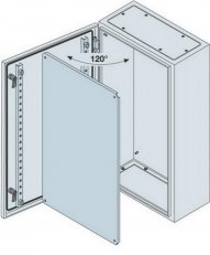 Skříň nástěnná SRN 400x400x200 (šxvxh) RAL7035 ABB SRN4420K